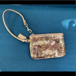 Coach small wristlet